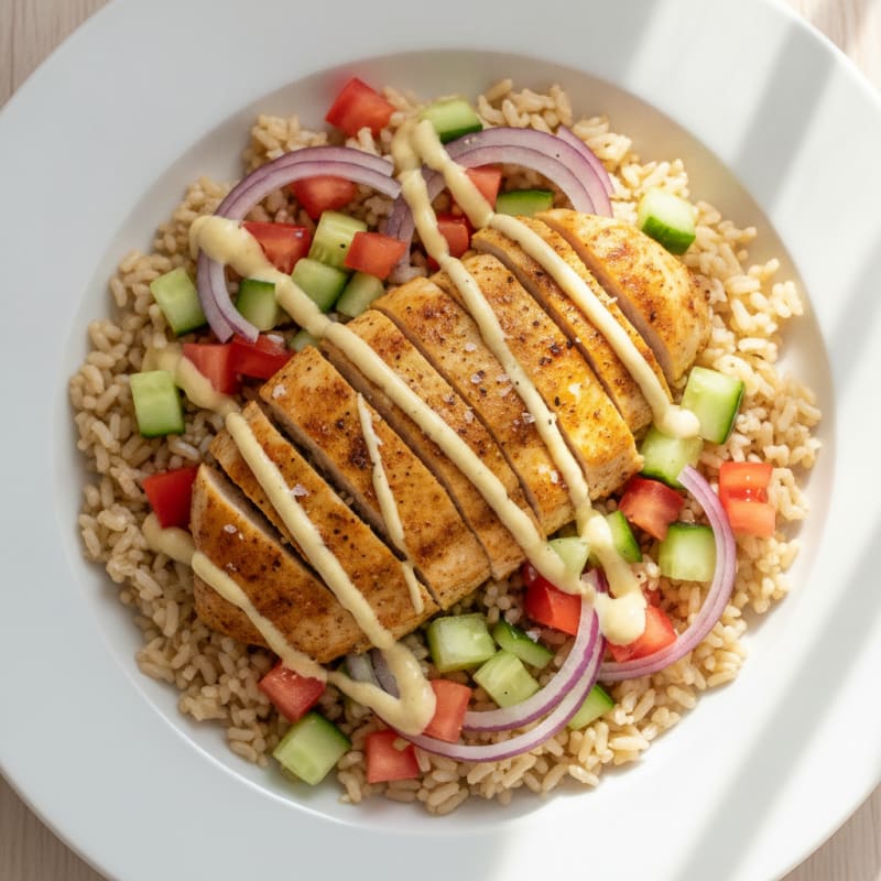 Chicken Shawarma Rice Bowl