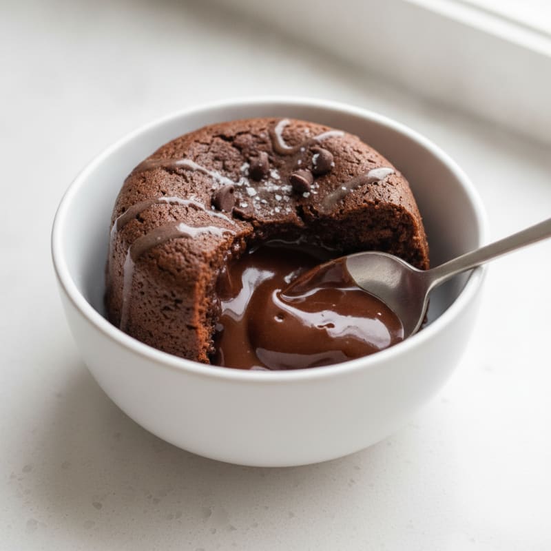 Decadent Chocolate Lava Mug Cake