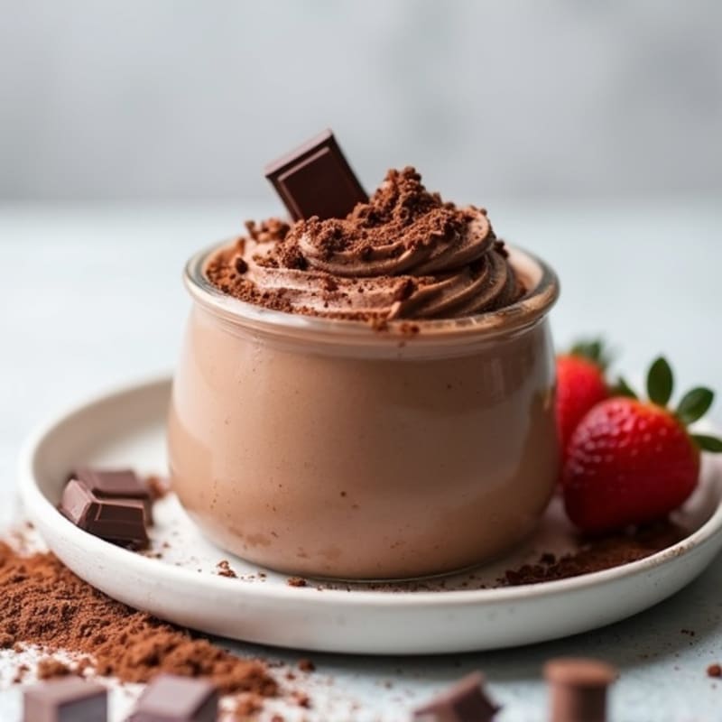 Greek Yogurt Chocolate Protein Pudding