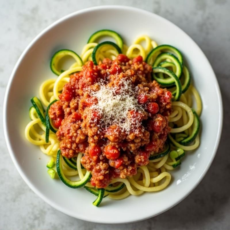 Protein-Packed Turkey and Zucchini Noodle Marinara
