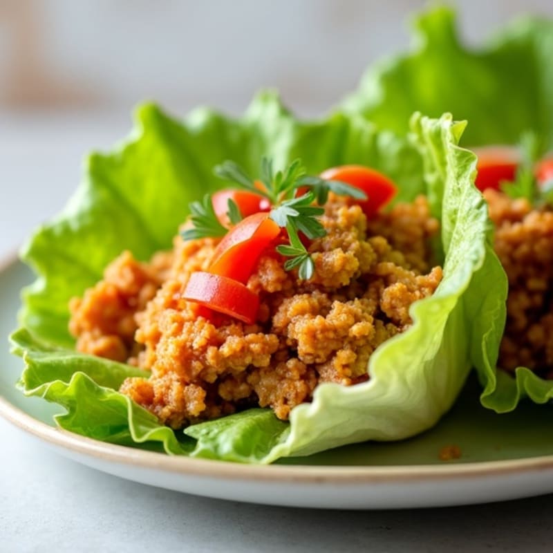 Crispy Spicy Tuna Lettuce Wraps