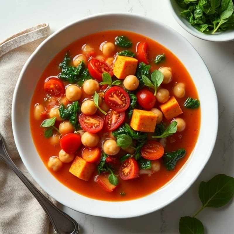 Hearty Spiced Chickpea and Tomato Stew