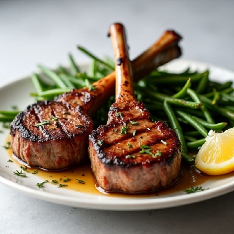 Rosemary-Garlic Grilled Lamb Chops