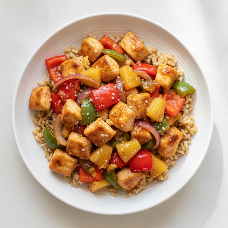 Sweet and Sour Chicken Stir-Fry