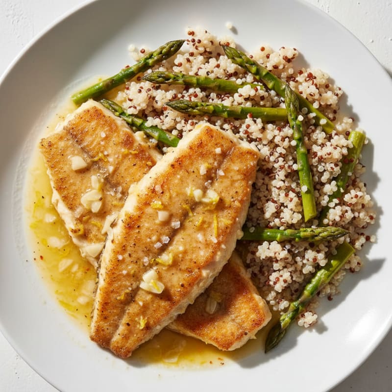 Golden Pan-Seared Tilapia with Zesty Lemon