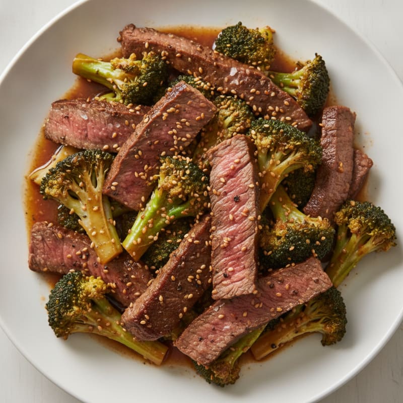 Sesame Beef and Broccoli Stir-Fry