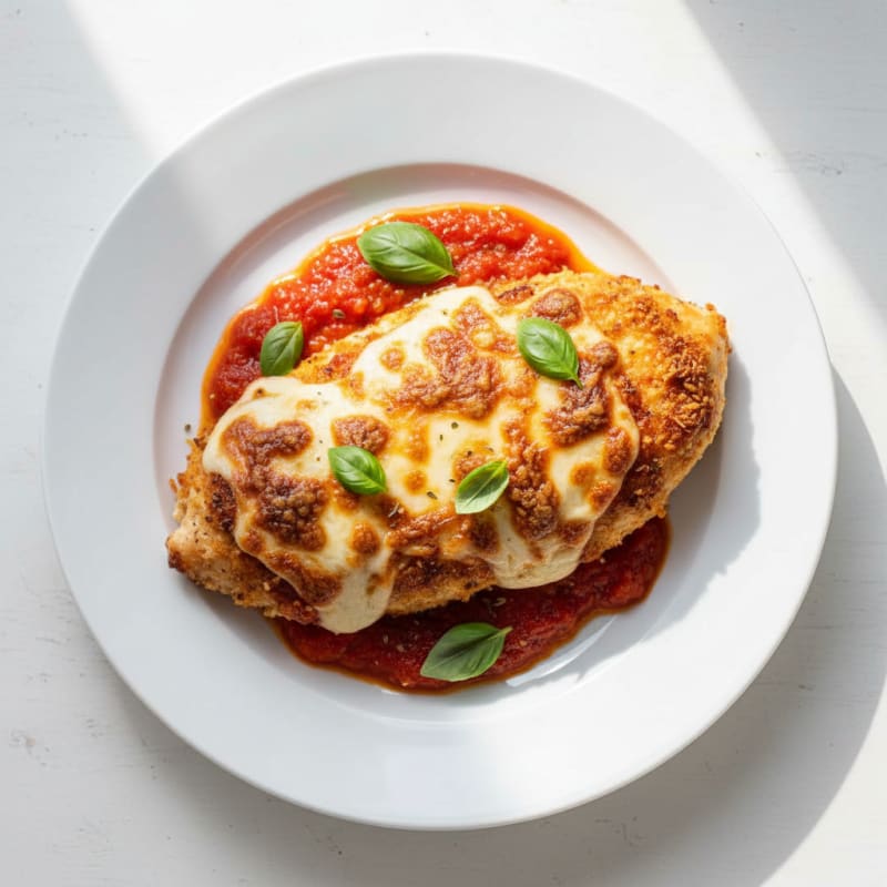Baked Chicken Parmesan with Marinara