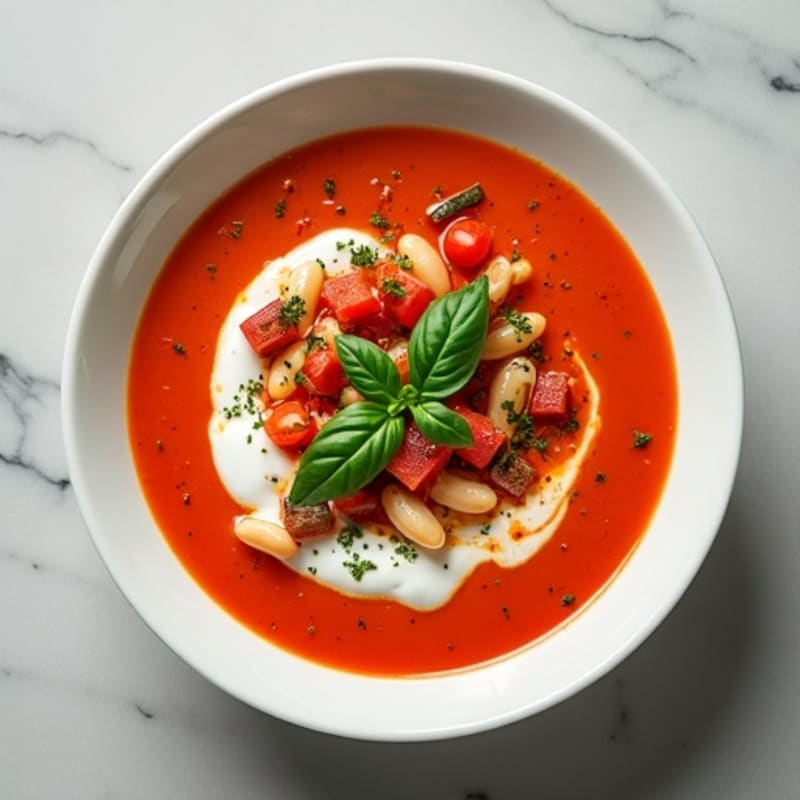 Roasted Tomato Basil Soup
