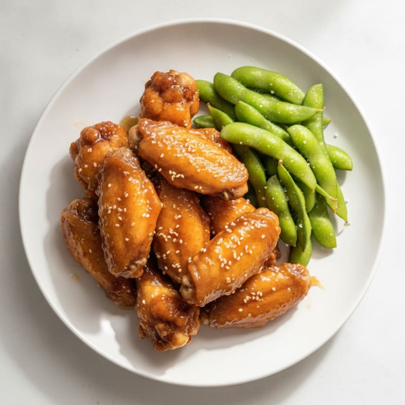 Honey-Garlic Glazed Chicken Wings