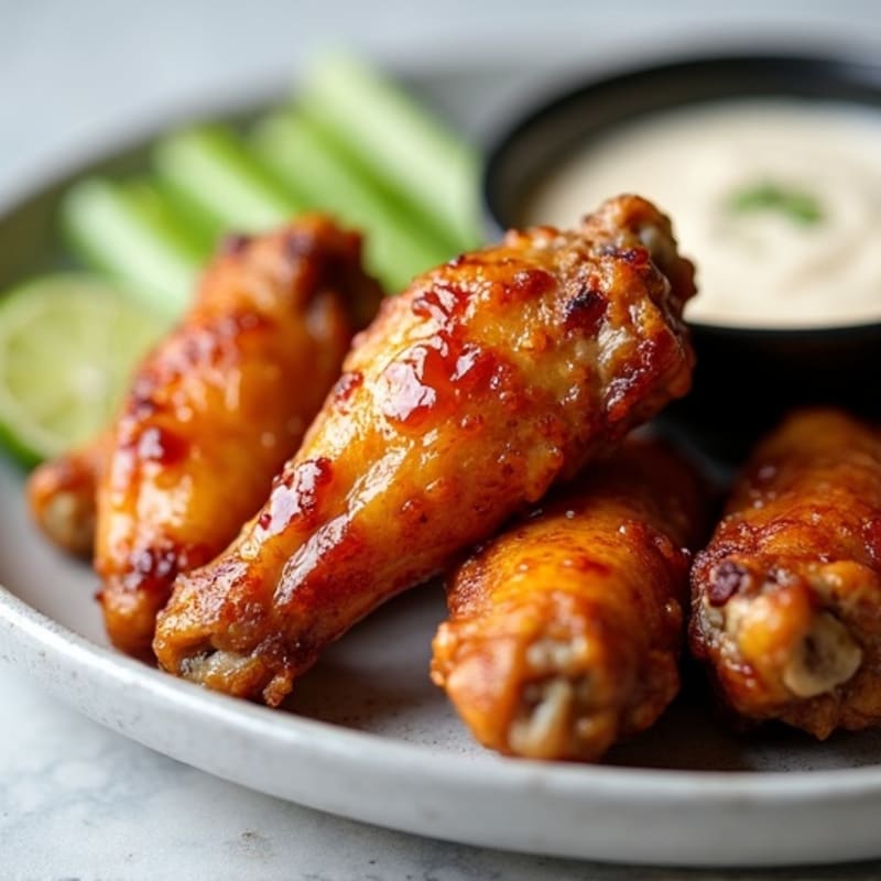 Crispy Baked Honey-Garlic Wings