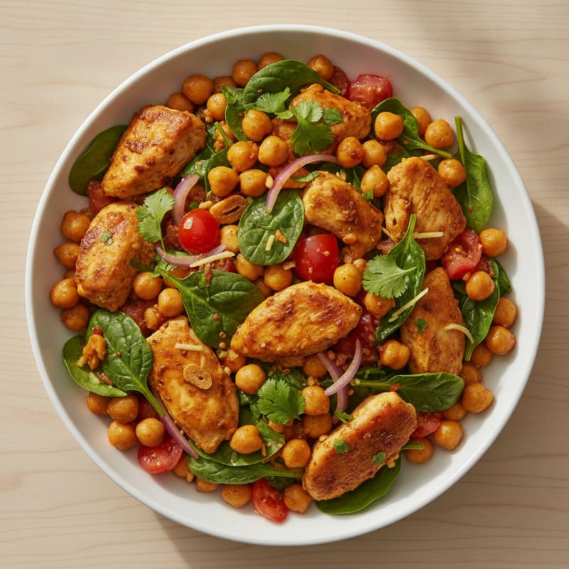 Spiced Chicken & Chickpea Power Bowl