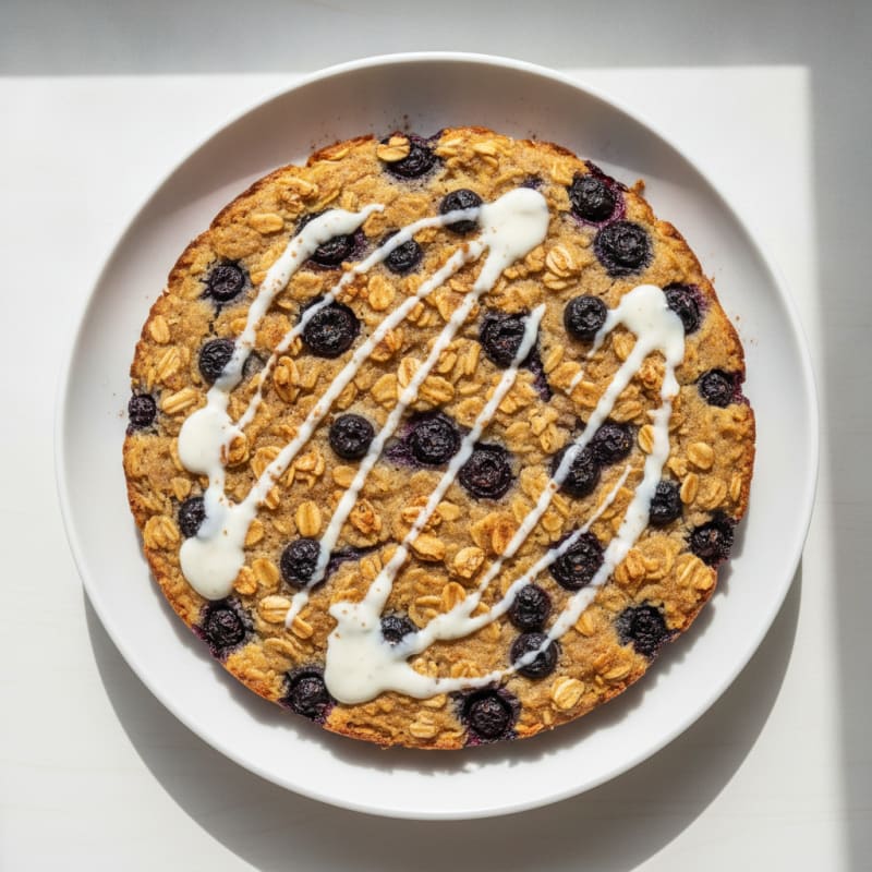 High-Protein Baked Berry Oats