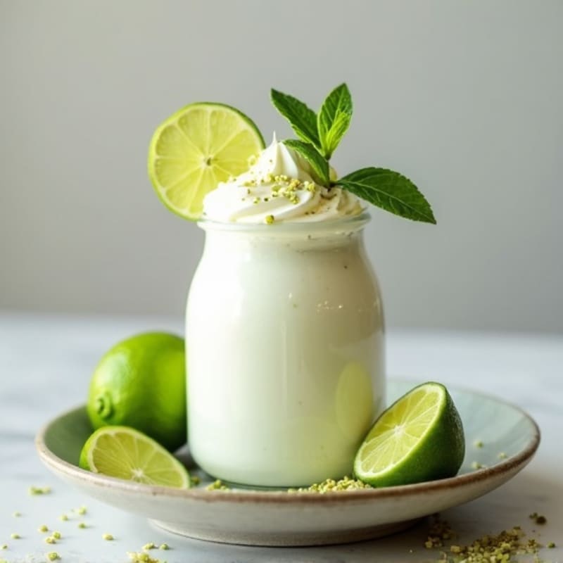 Creamy Greek Yogurt Key Lime Protein Mousse