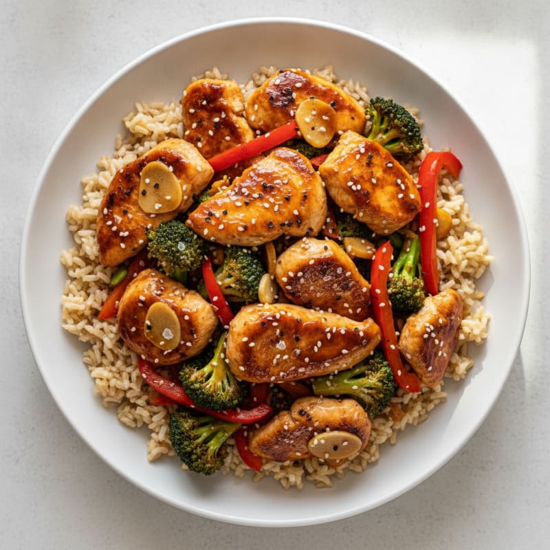 Teriyaki Chicken Stir-Fry with Vegetables