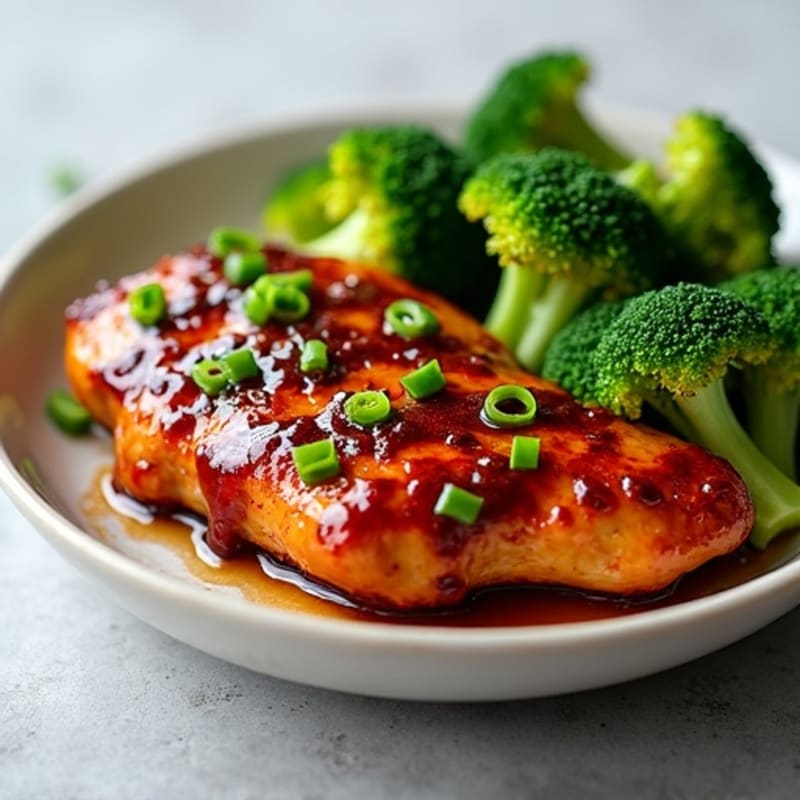 Sticky Teriyaki Chicken with Roasted Broccoli