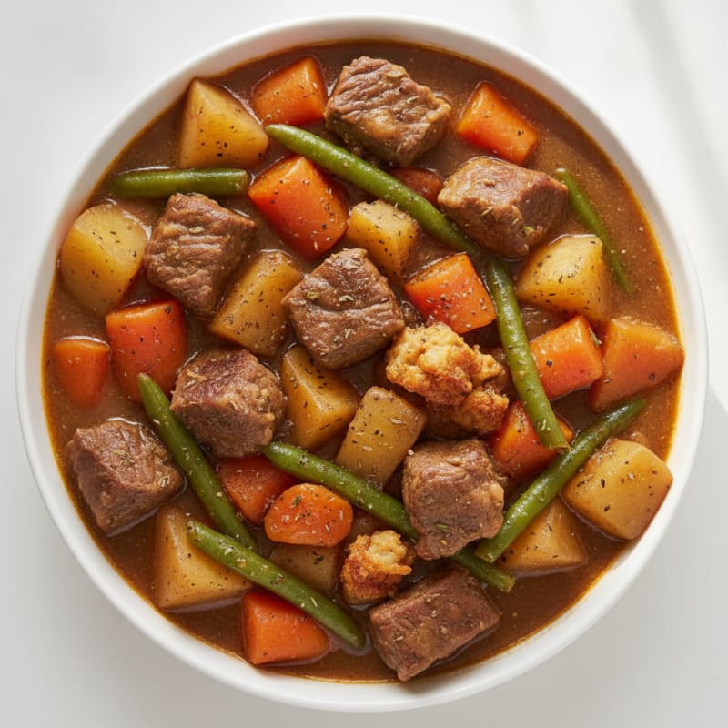 Slow-Cooked Savory Beef with Vegetables