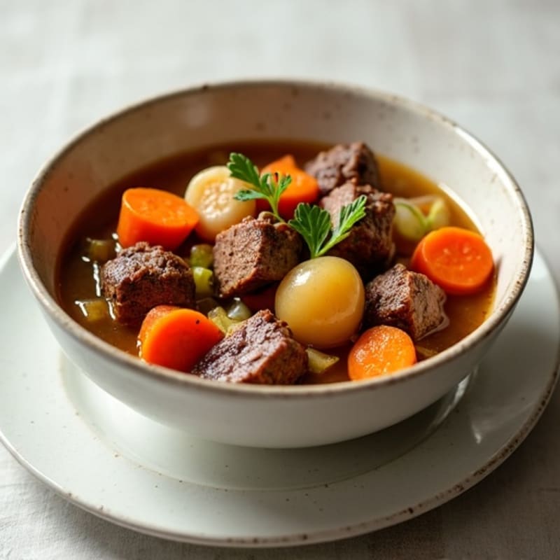 Lean Beef and Root Vegetable Stew