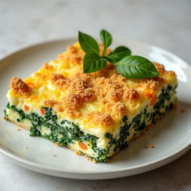 Crispy Spinach and Feta Bake