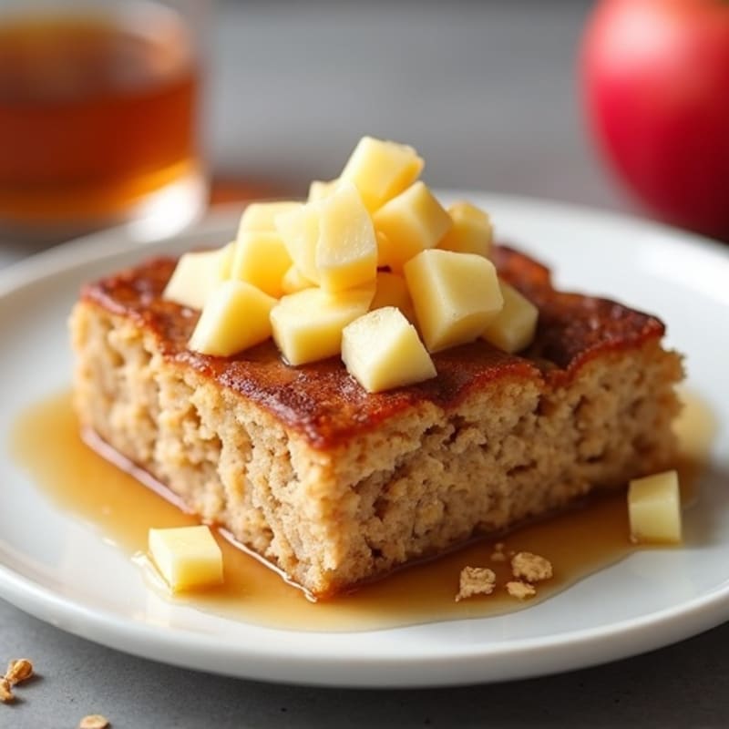 Soft Maple-Spiced Baked Protein Oatmeal