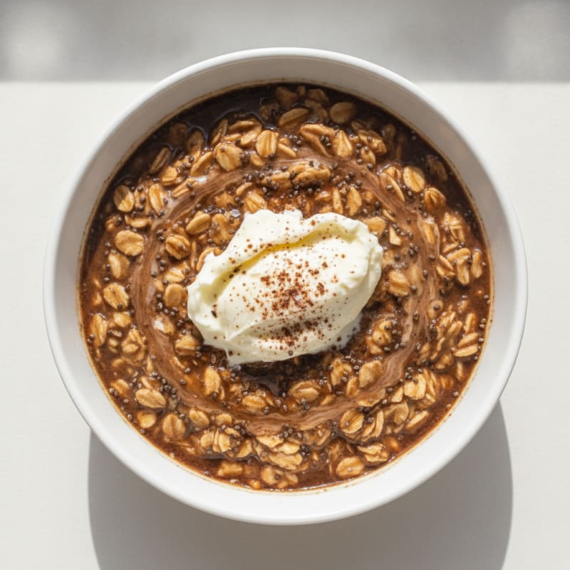 Espresso Mascarpone Overnight Oats