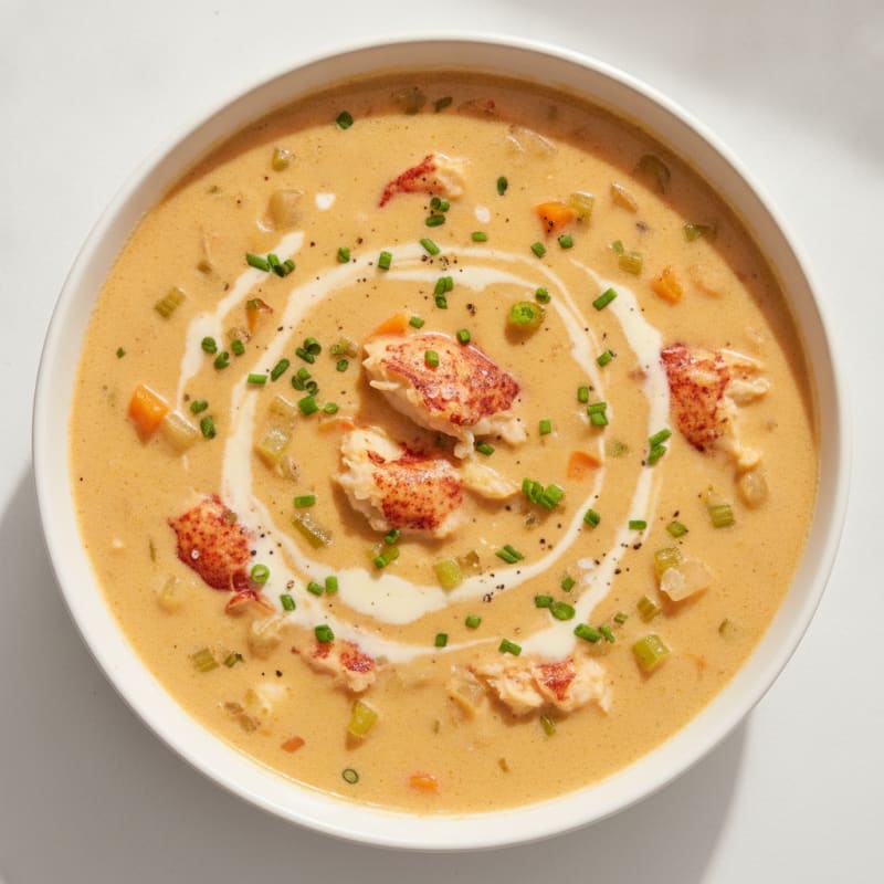Classic Buttery Lobster Bisque