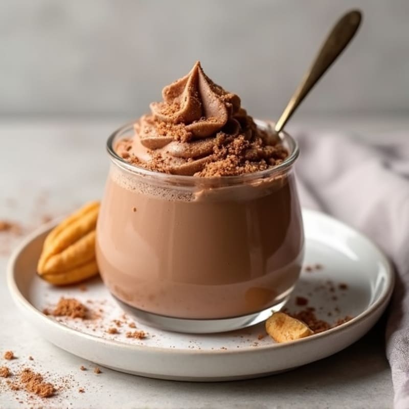 Chocolate Peanut Butter Protein Mousse