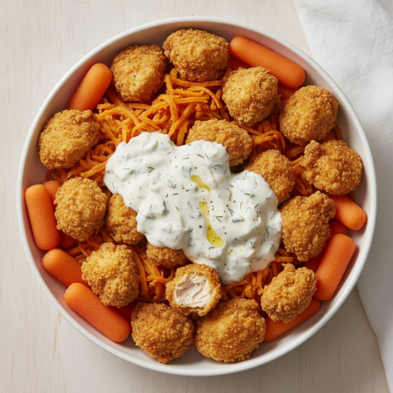 Popcorn Chicken Ranch Yogurt Bowl