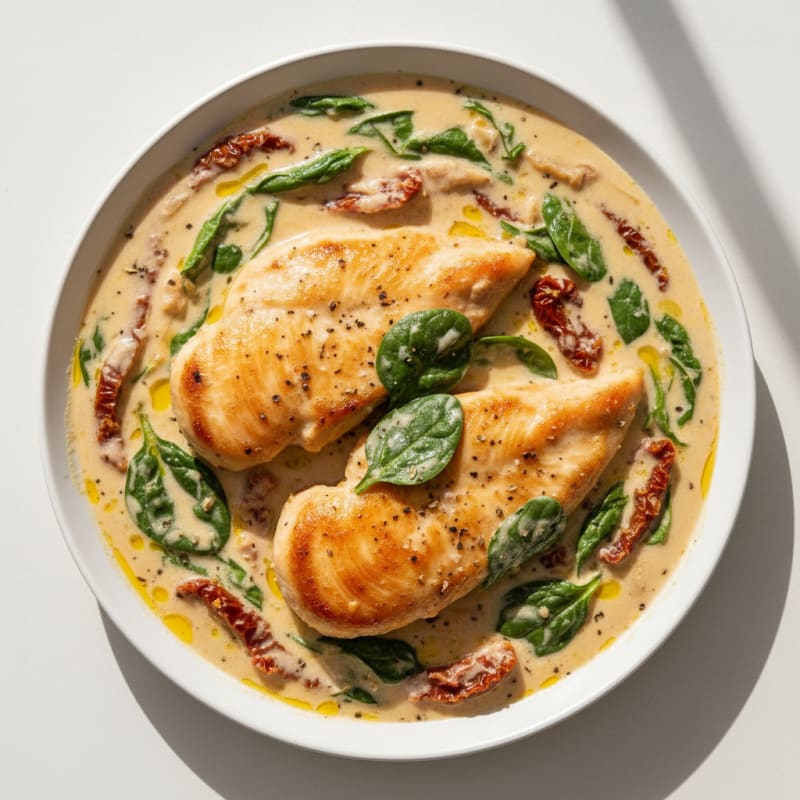 Creamy Tuscan Chicken Skillet