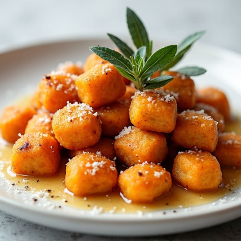 Crispy Sweet Potato Gnocchi with Sage Brown Butter