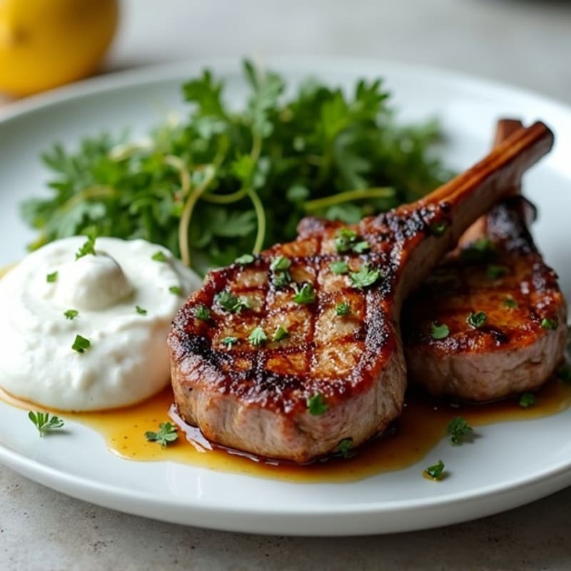 Grilled Herb Lamb Chops