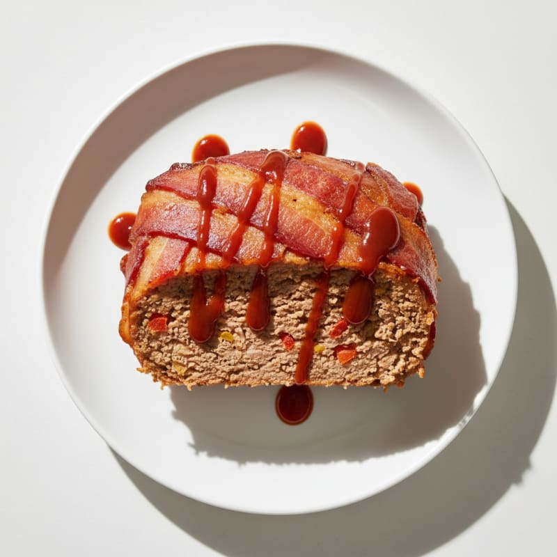 Smoky BBQ Bacon-Wrapped Meatloaf