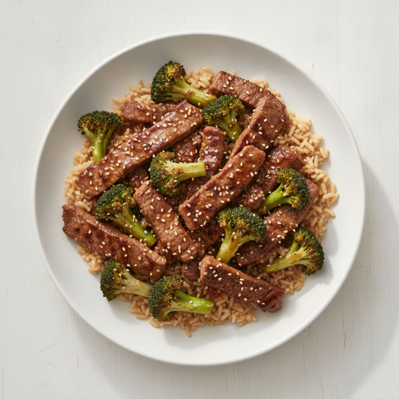 Sesame Beef & Broccoli Stir-Fry