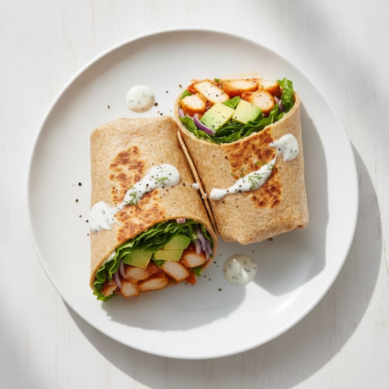 Buffalo Ranch Chicken Wrap