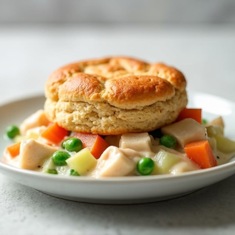 Healthy Creamy Chicken Pot Pie