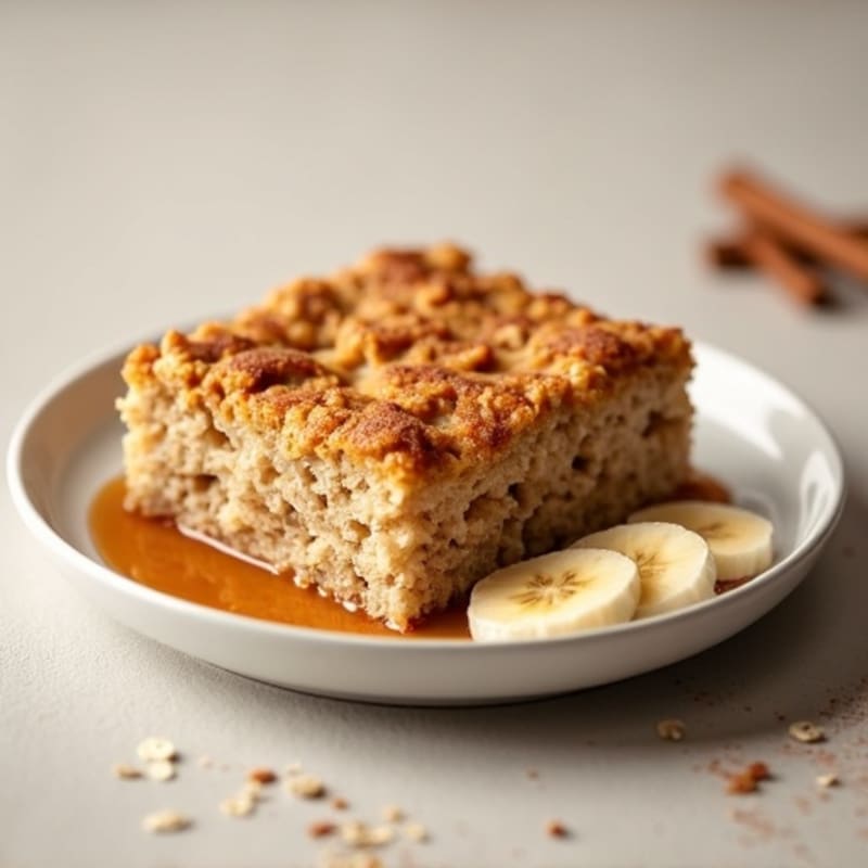 Cinnamon Swirl Baked Protein Oats