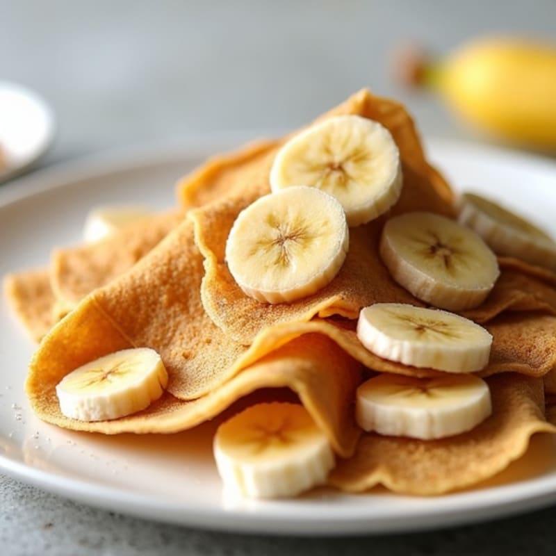 Protein-Rich Almond Butter Banana Crepes