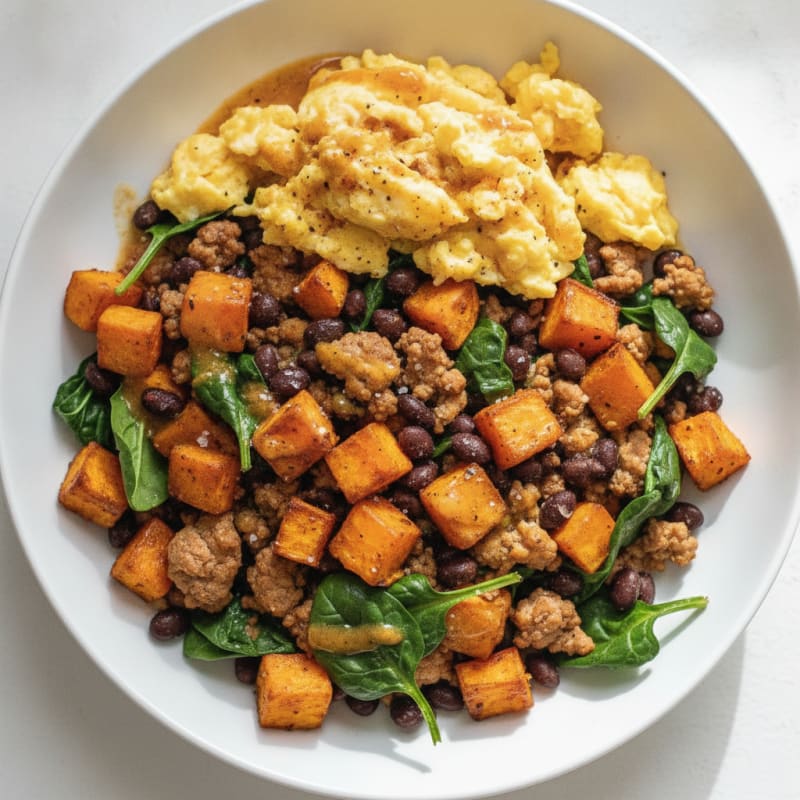 Sweet Potato and Black Bean Breakfast Bowl
