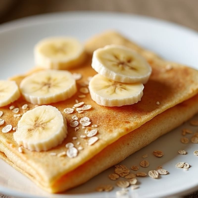 Protein-Packed Almond Butter Banana Crepes