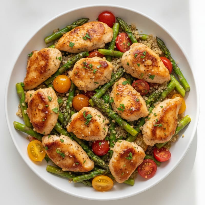 Quick Lemon Herb Chicken Skillet