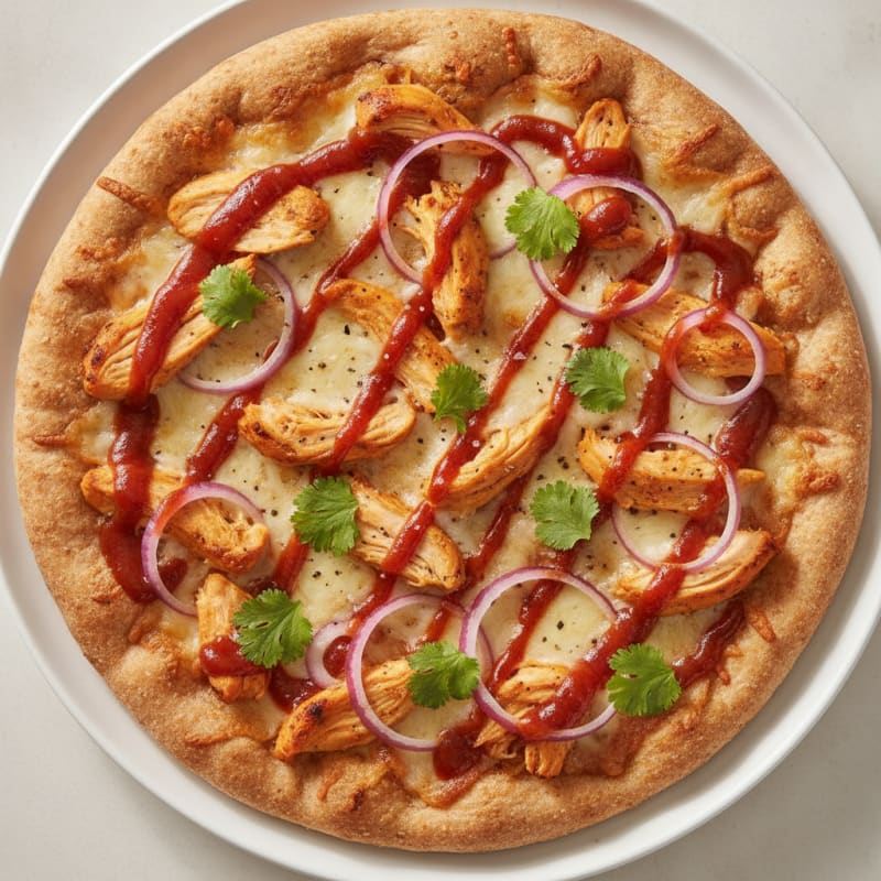 High-Protein BBQ Chicken Pizza