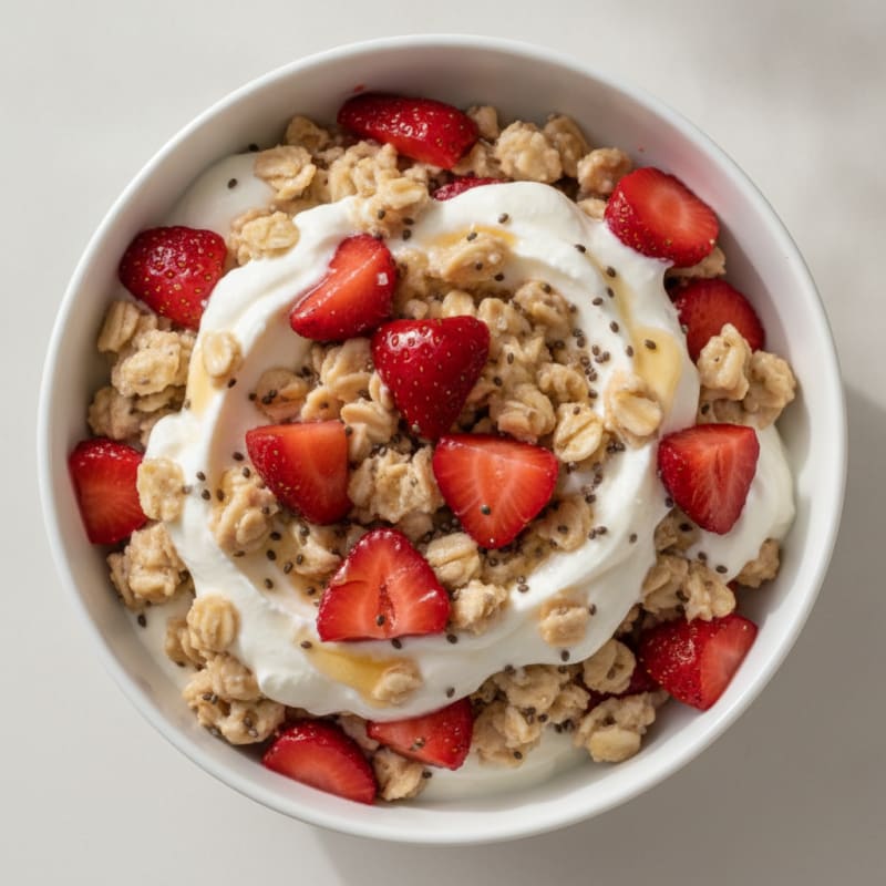 Strawberry Shortcake Overnight Oats