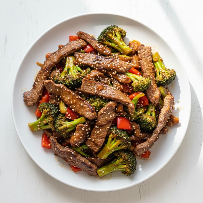Sesame Beef and Broccoli Stir-Fry