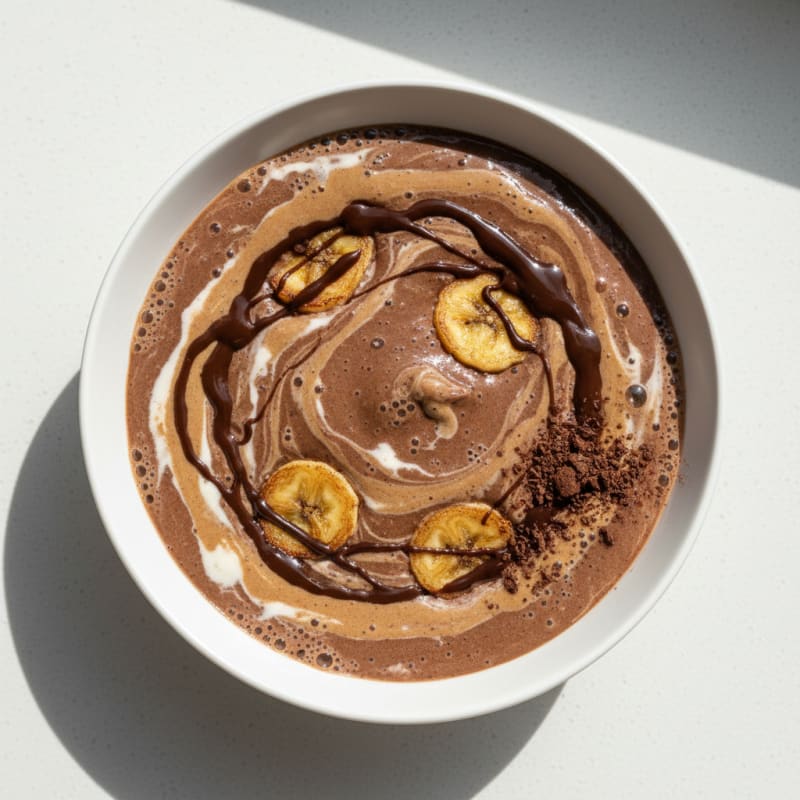 Protein Chocolate Shake with Almond Butter