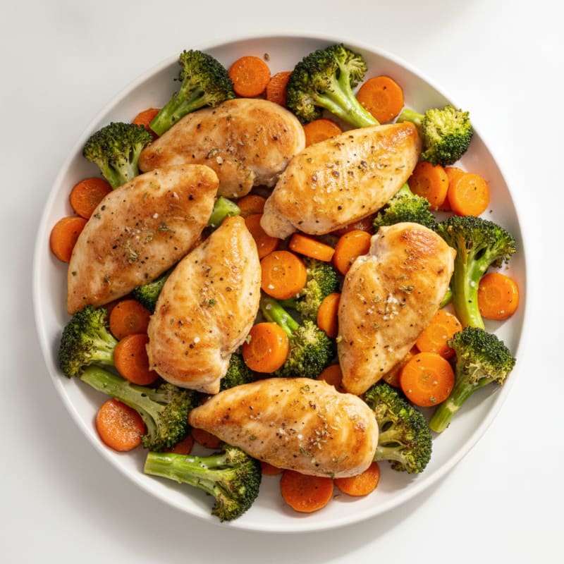 Sheet Pan Lemon Herb Chicken and Veggies