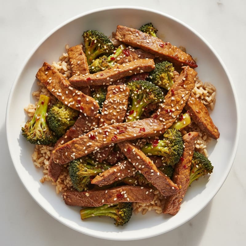 Sesame Beef and Broccoli Stir-Fry