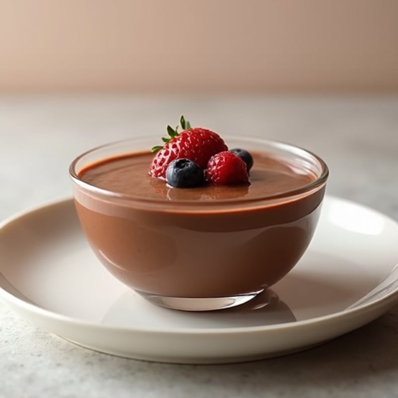 Silky Chocolate Protein Pudding