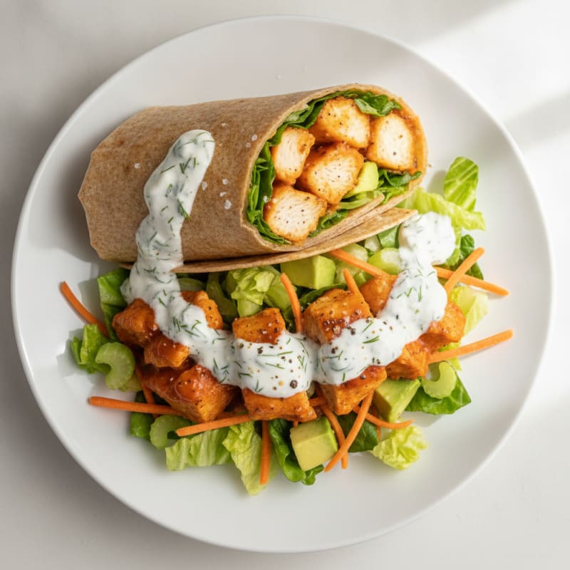 Buffalo Ranch Chicken Wrap