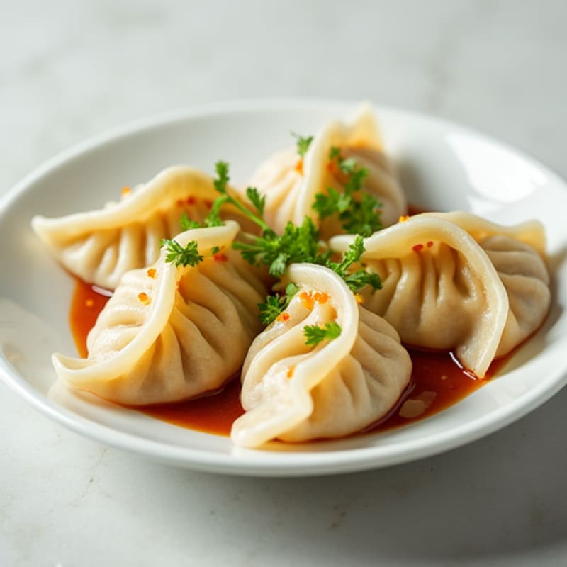 Lightened-Up Chicken and Cauliflower Dumplings