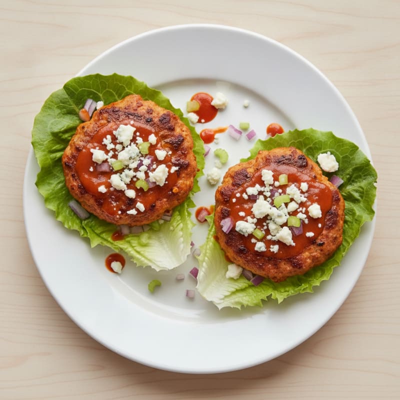 Buffalo Blue Cheese Burgers