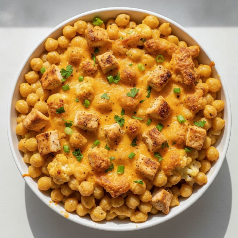 Protein-Packed Baked Mac and Cheese